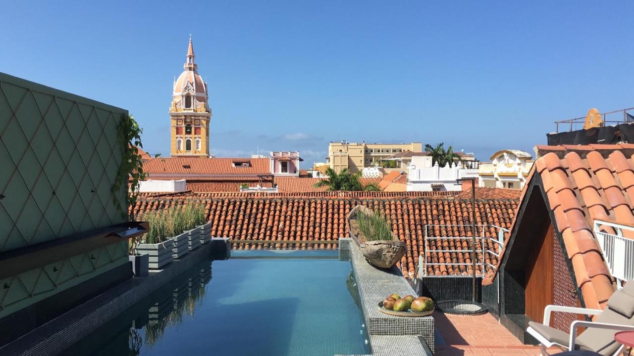 Hotel Boutique Casona Del Colegio Cartagena Exterior photo View of the historic center of Cartagena from the Hotel