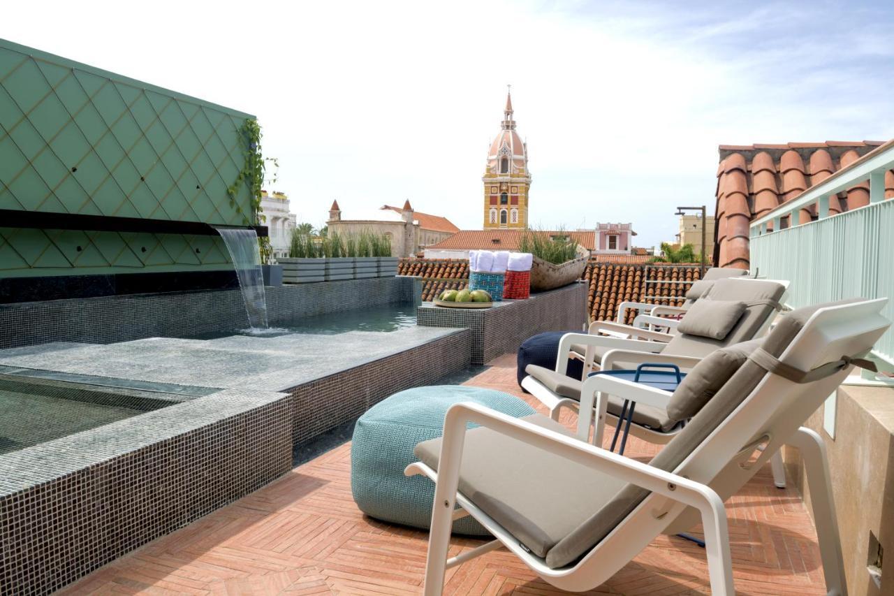 Hotel Boutique Casona Del Colegio Cartagena Exterior photo Rooftop terrace